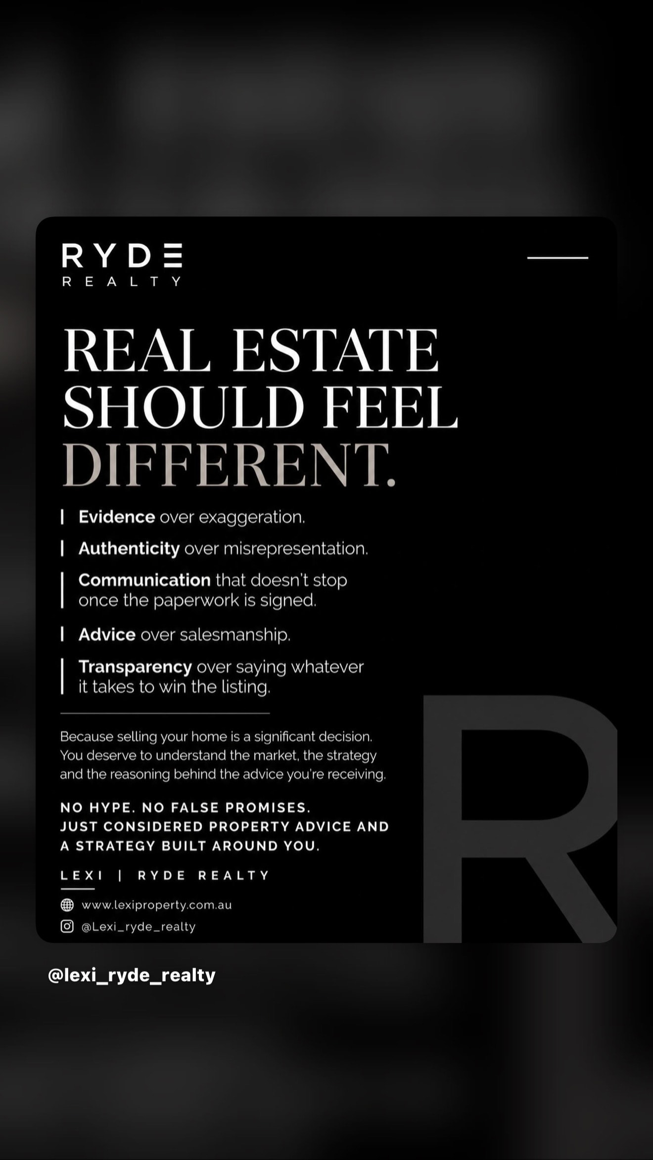 Lexi Wells — RYDE Realty property advisor